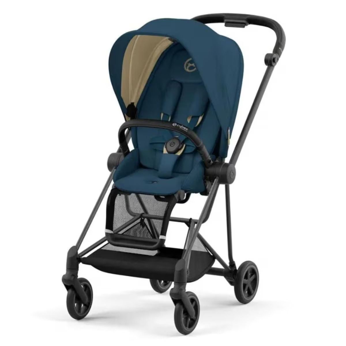 Cybex Mios Frame (Matte Black) + Seat Pack (Asst Colors) Bundle